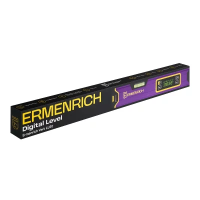 Цифровой уровень Ermenrich Verk LL60, фиолетовый